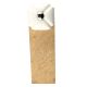 2 Pieces Solid White Square Ceramic Door Stopper